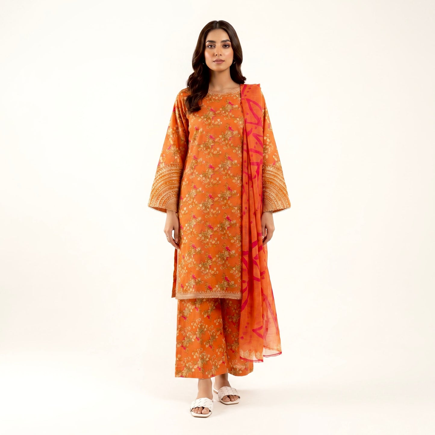 Orange | 3PC Bana Dora D-589