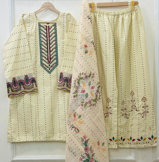 Eid Delight 3PC (Lawn) D-517