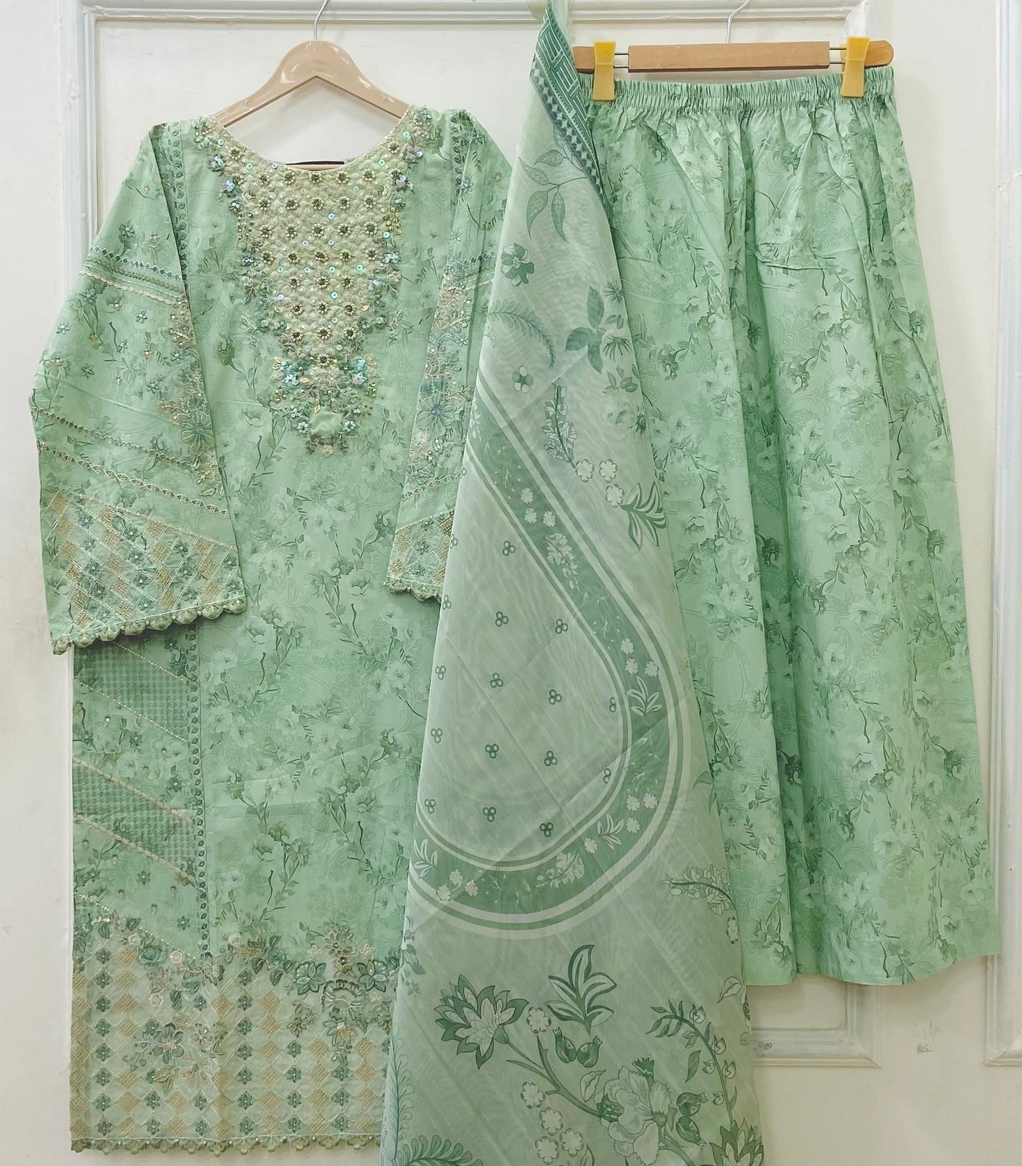 Mint Pistachio Luxe | 3PC Lawn