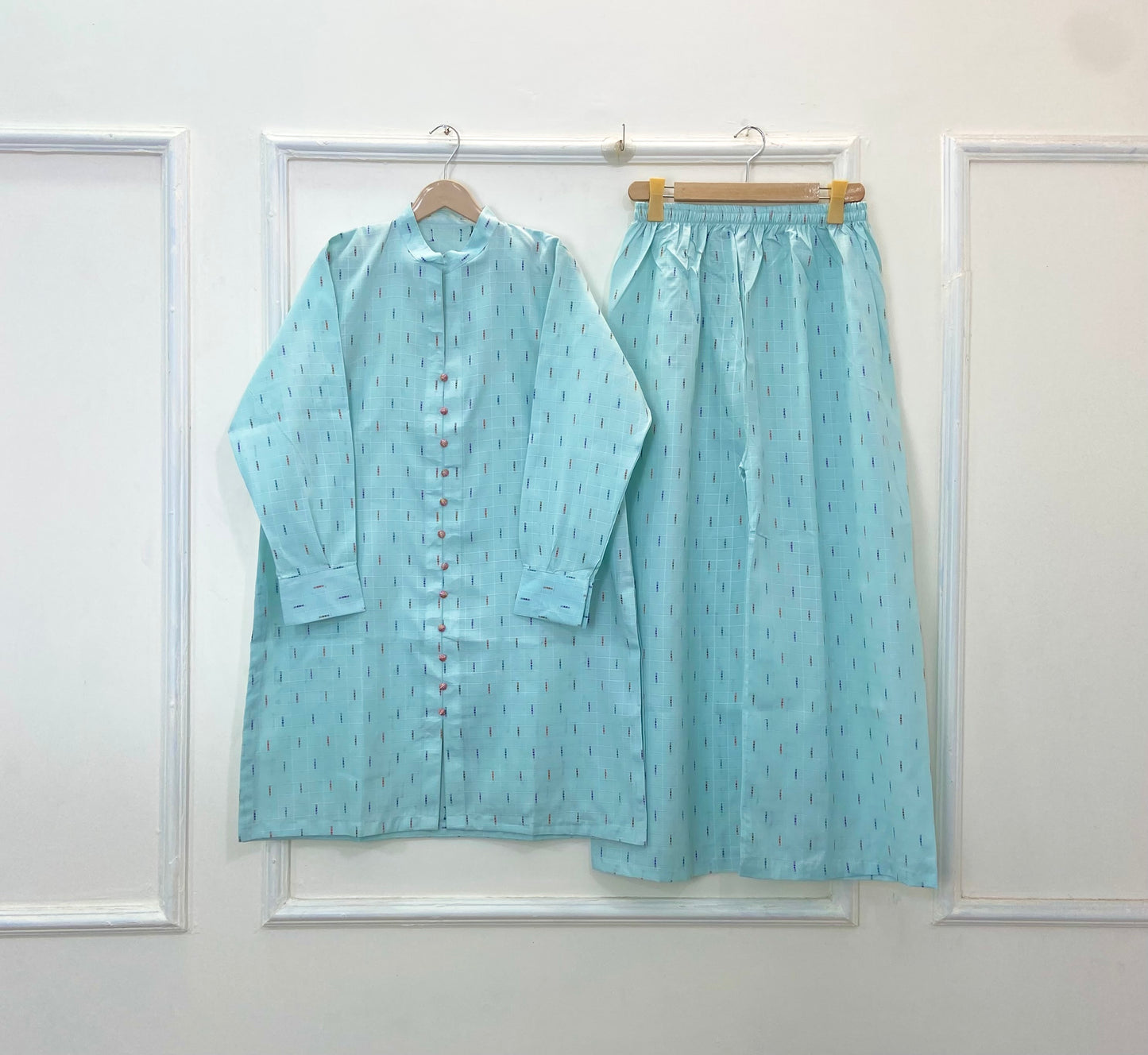 Casual Wear 2PC (Self Cotton) D-209