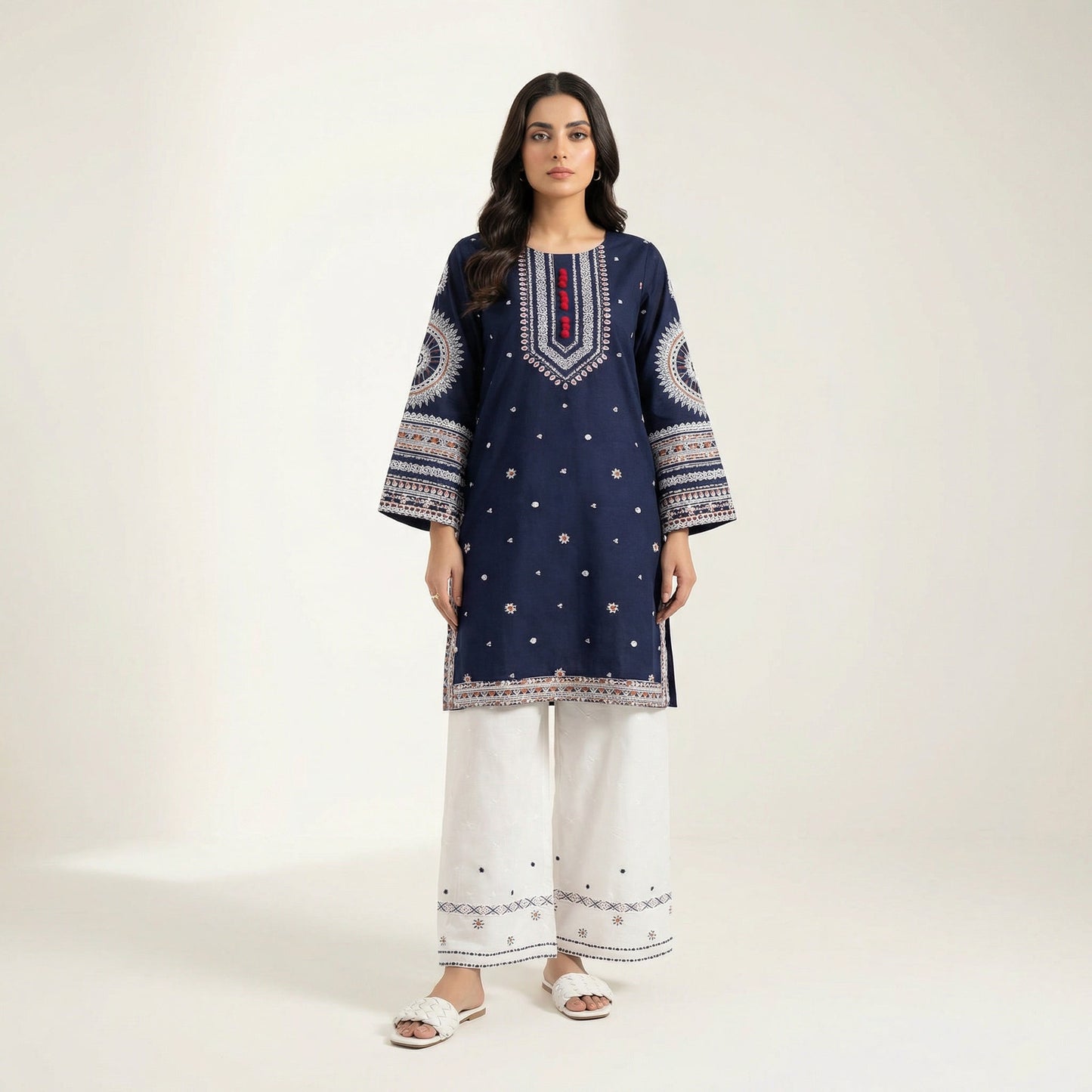 Blue Berry | Farshi 2PC Lawn D-593