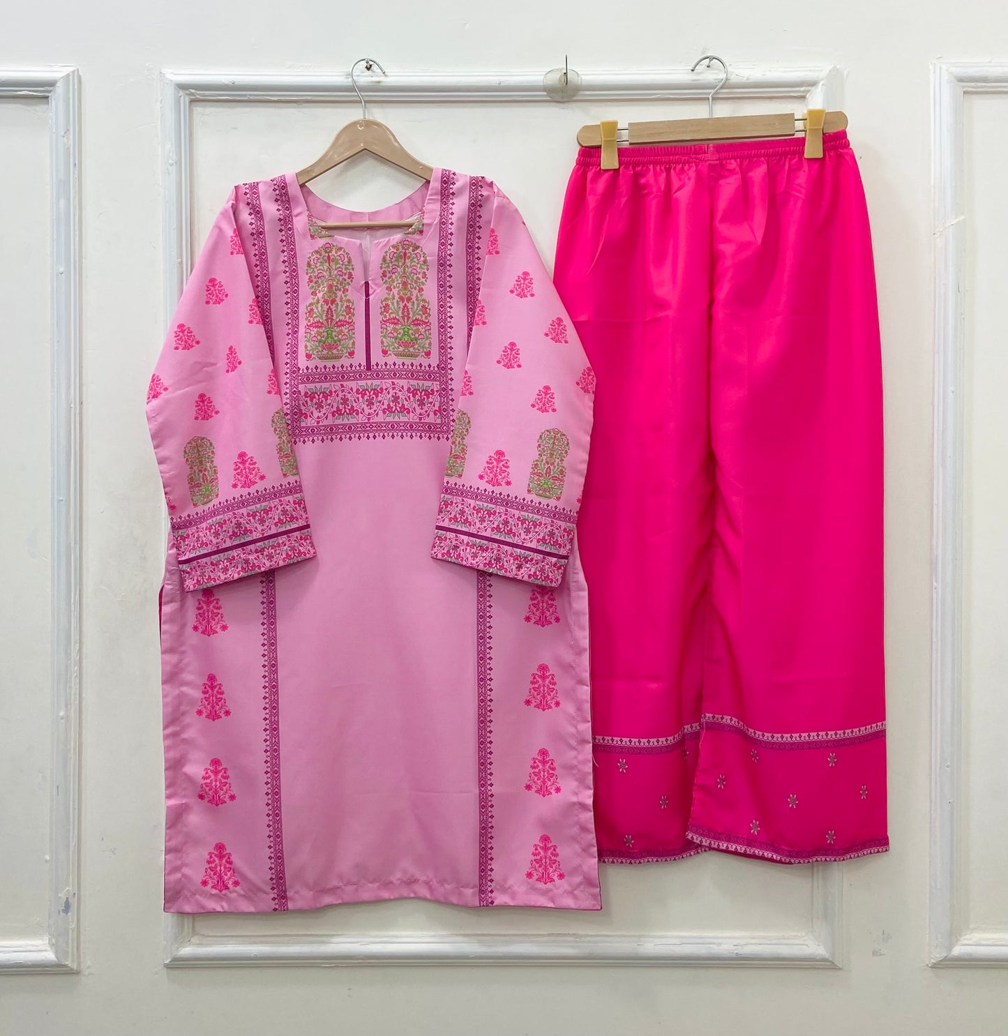 Pinky Co-Ord Set | Crepe D-556