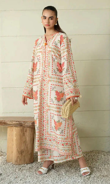 Morning Mist Co-Ord Set (Swiss Silk) D-169