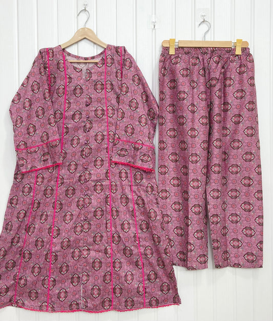 Blossom Printed | Lawn Frocks D-707