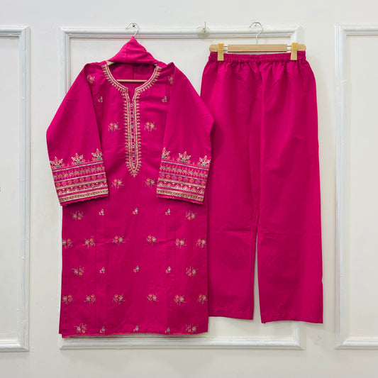 Festive Wear 3PC (Premium Cotton) D-504