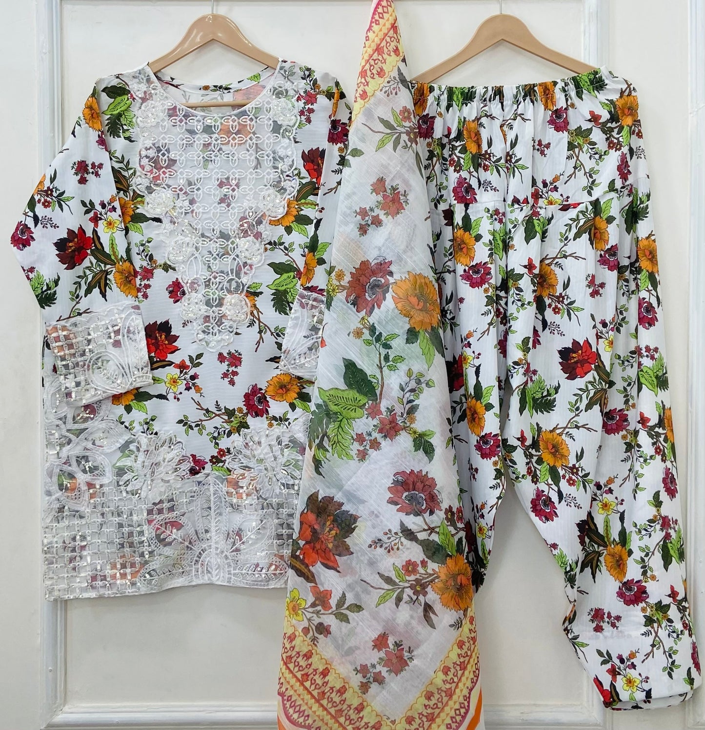 Eid Edit: 3PC (Bana Dora Silk) D-511