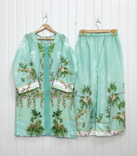 Mint Whisper | Co-ord Set D-794