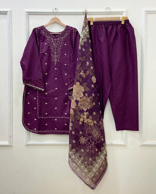 Eid Edit | 3PC Cotton D-606