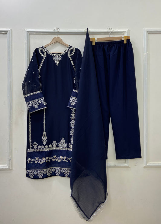 Johar | 3PC Chiffon D-603