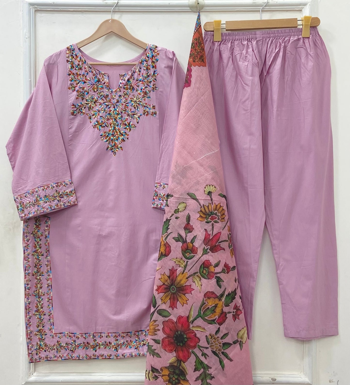 Multi Threaded | 3PC Lawn Cotton D-655