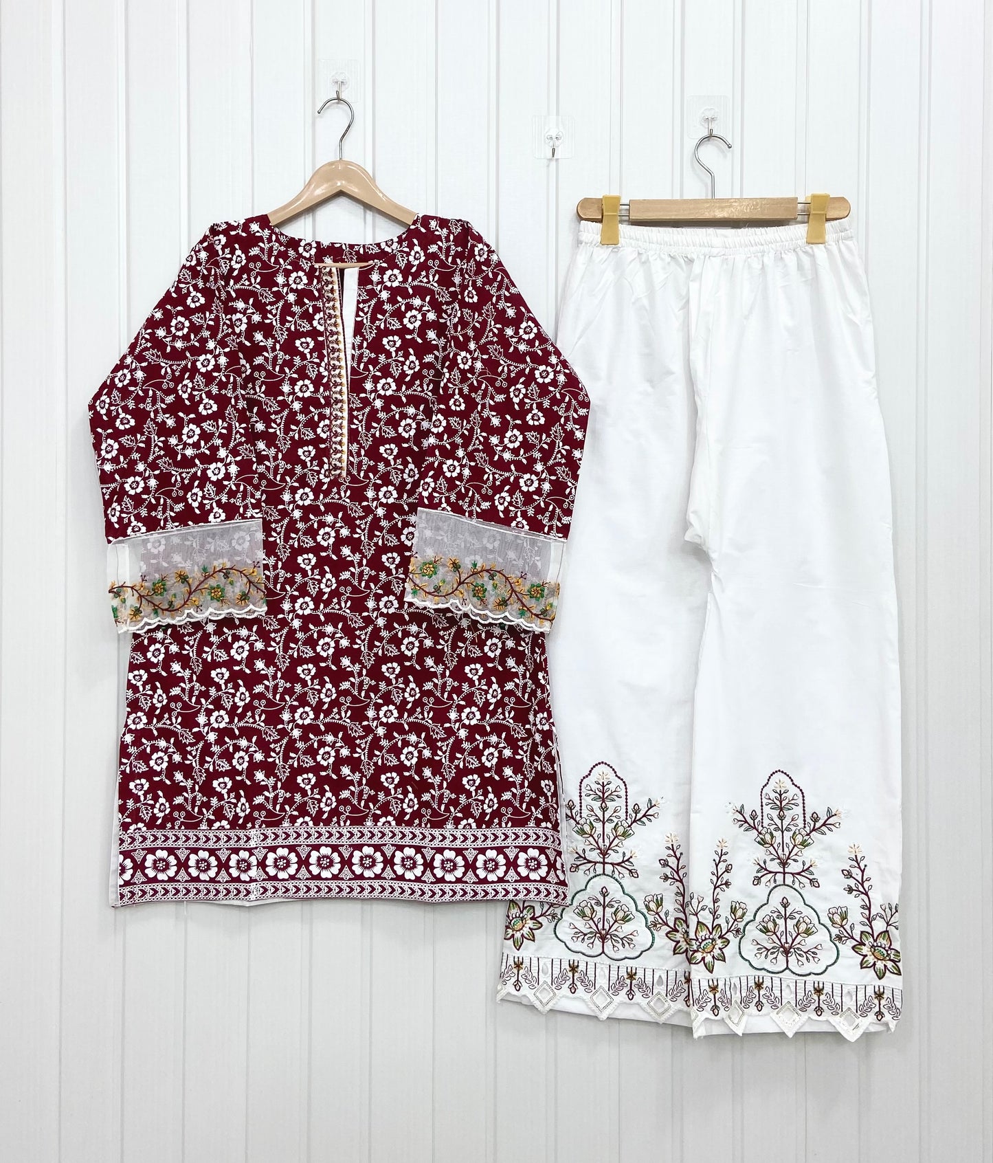 Article no: D-721 Cotton Lawn 2Piece