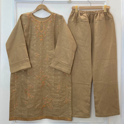 Crimson Charm Embroidered 2PC (Khaddar) D-303