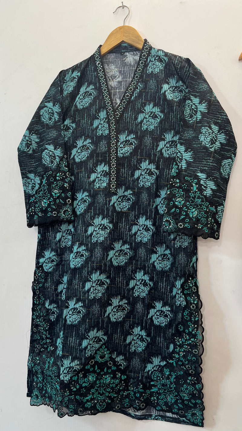 Bana Dora 2PC (Lawn) 07-Black