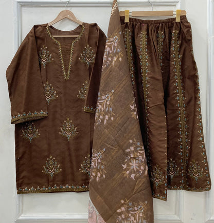 Festive Wear | 3PC Cotton D-586