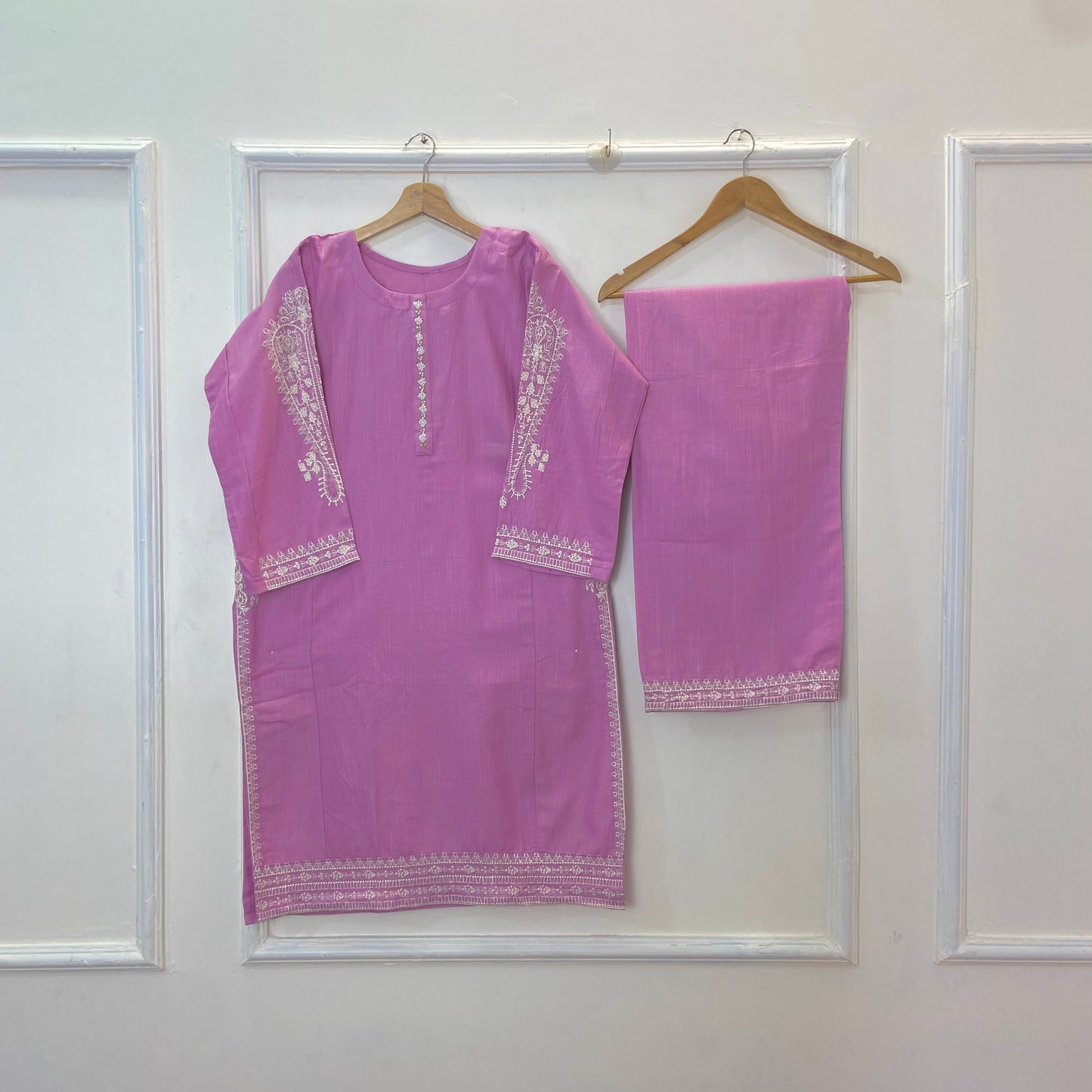 Pocketful Embroidered 2PC (Khaddar) D-306