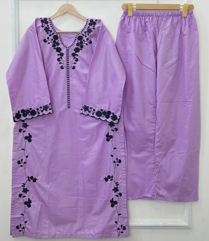 Floral Bail Embroidered 2PC (Premium Cotton) D-459