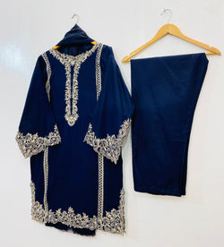 Front Back Cutwork Beauty 3PC (Cotton) D-85