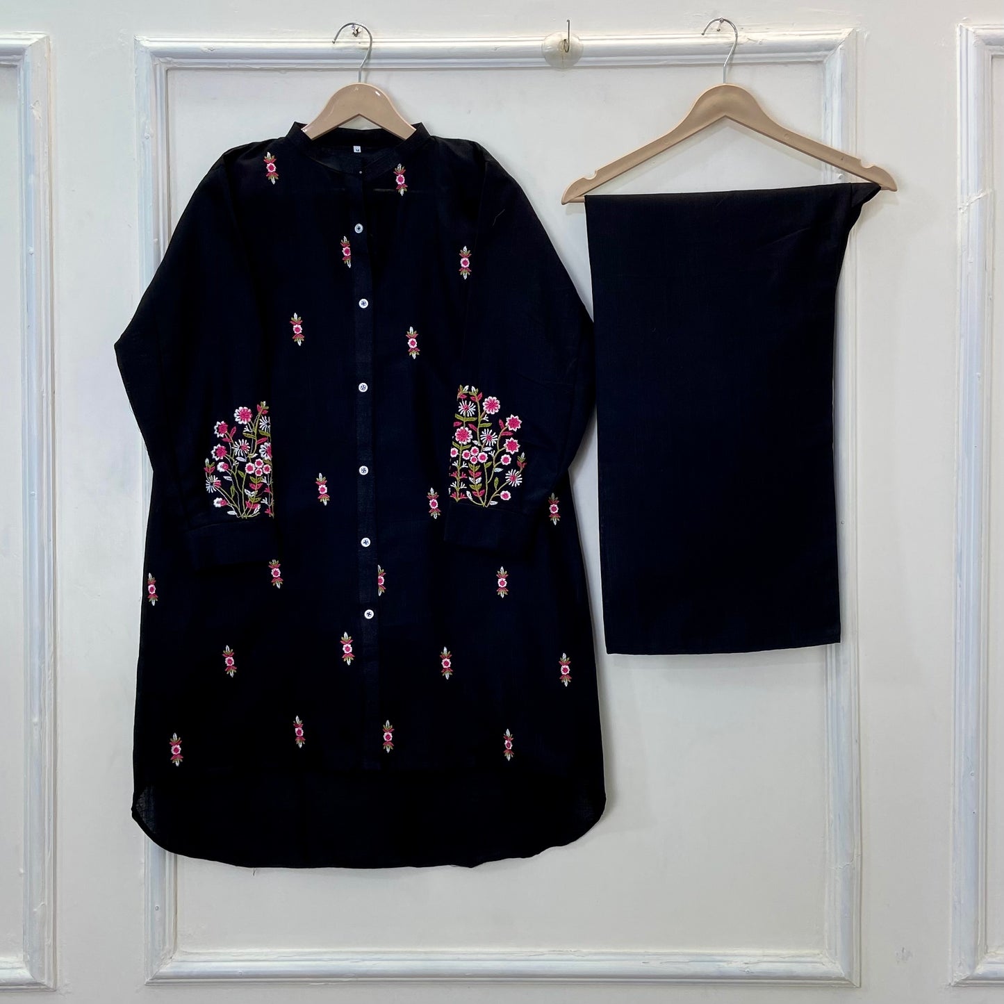 Cozy Embroidered Co-Ord Set (Khaddar) D-261
