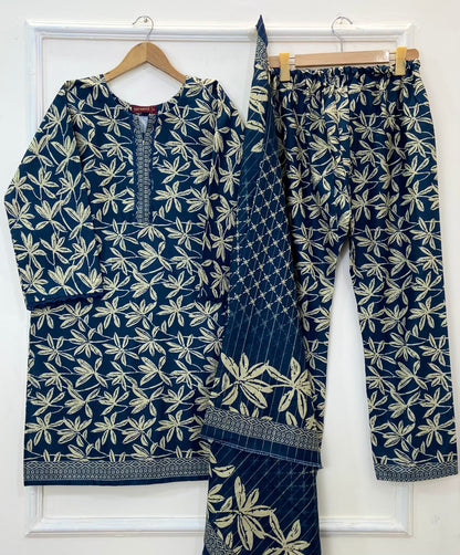 Bin Saeed's Winter Edit: 3PC (Khaddar) D-305