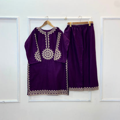 Embroidered Glamour 2PC (Khaddar) D-271