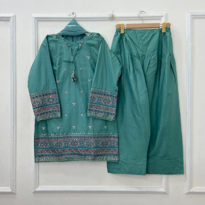 Noor-e-Eid | 3PC Cotton D-471