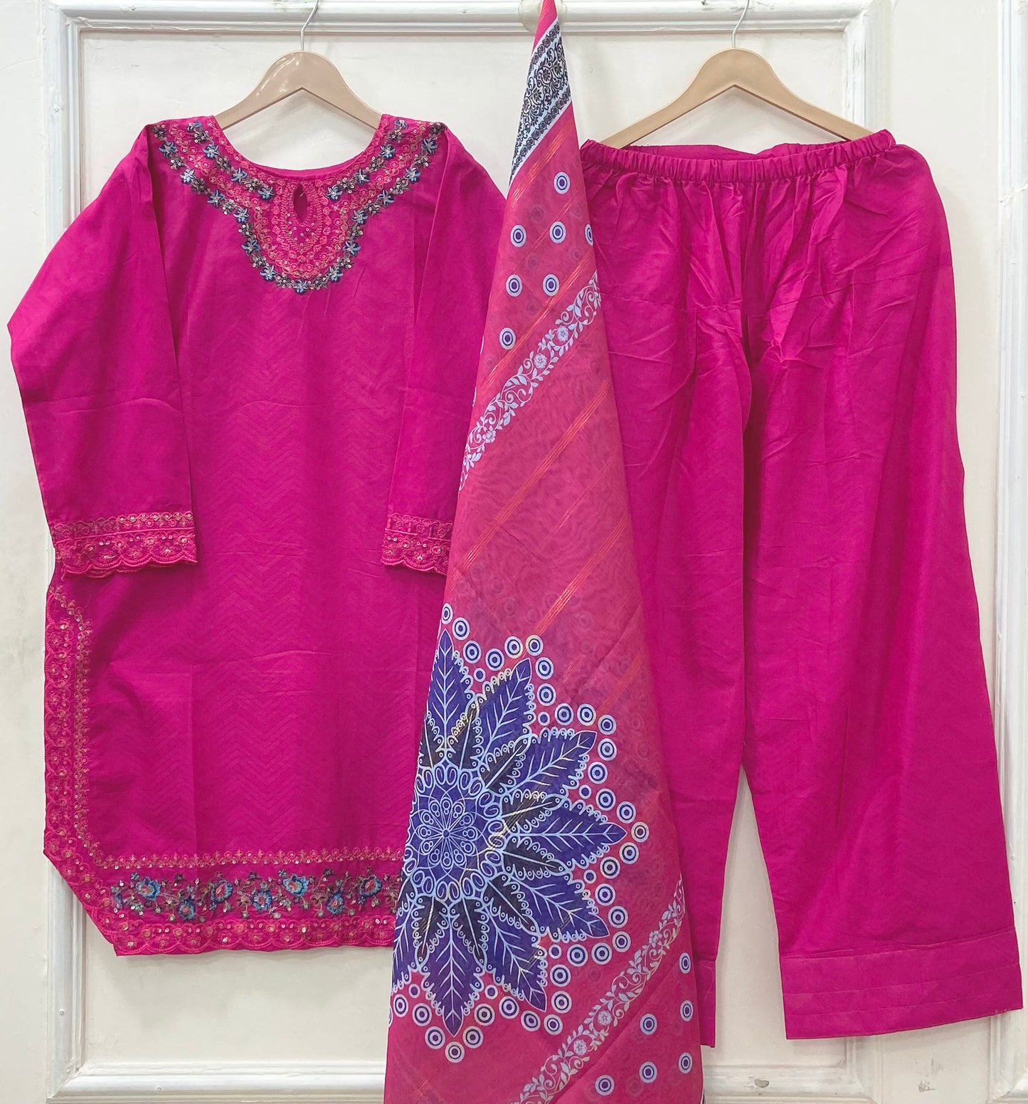 Premium Farshi | 3PC Cotton D-629