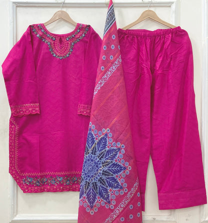 Premium Farshi | 3PC Cotton D-629