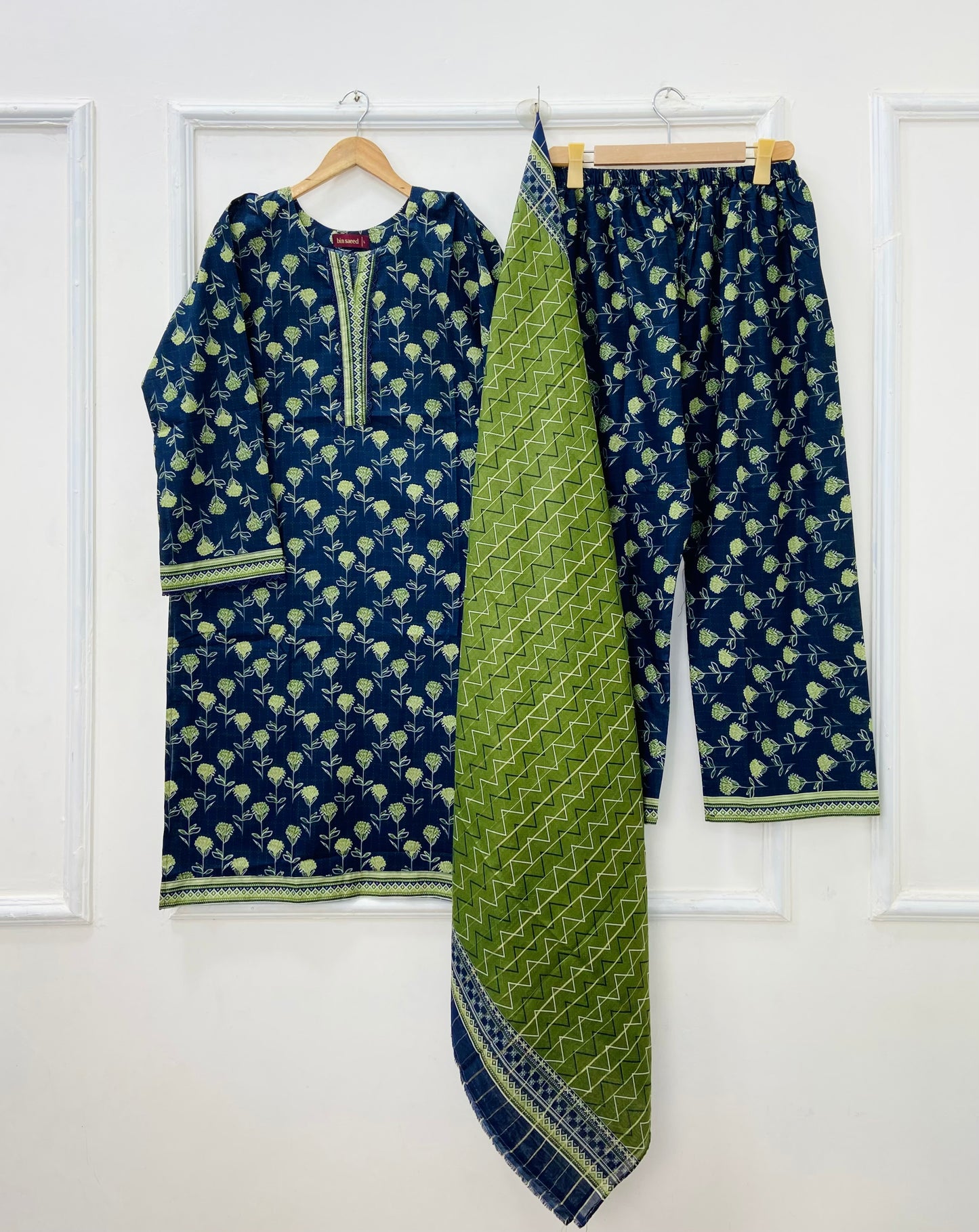 Binsaeed Edit: 3PC (Lawn) D-404