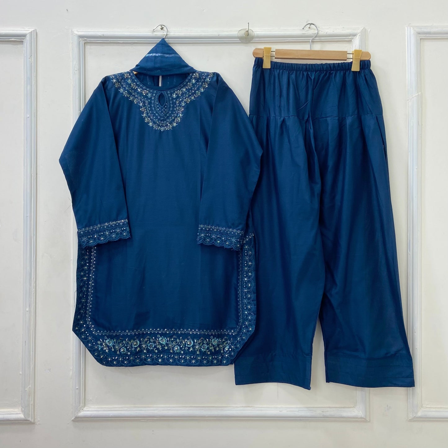 Traditional Eid Shalwar Kameez 3PC (Premium Cotton) 3PC D-477