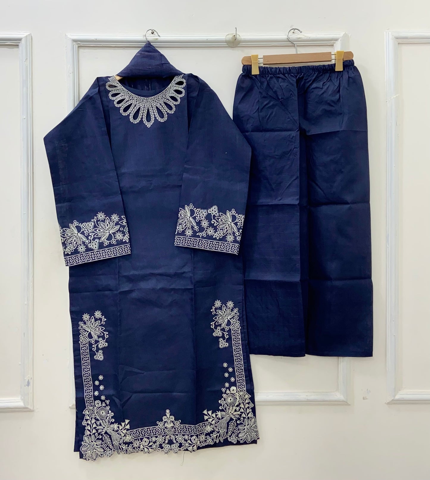 Long Length | 3PC Cotton D-555