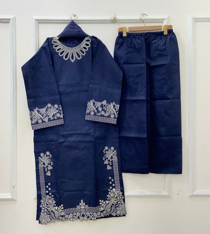Long Length | 3PC Cotton D-555