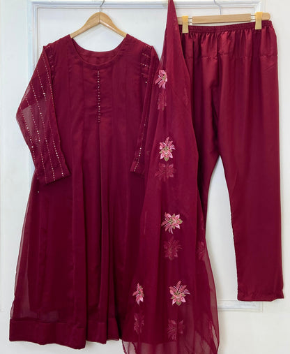 Chiffon Luxe Wear 3PC (Best Seller) D-322