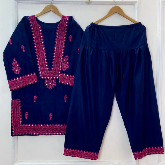 Foil Embroidered Bliss 2PC (Khaddar) (Best Seller) D-312