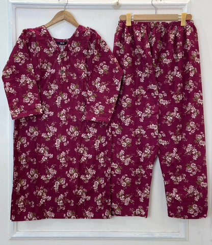 Warm Printed Co-Ord Sets (Khaddar) D-288