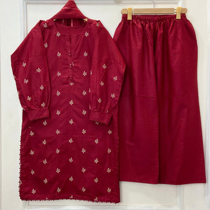 Gorgeous Embroidered 2PC (Premium Cotton) D-391