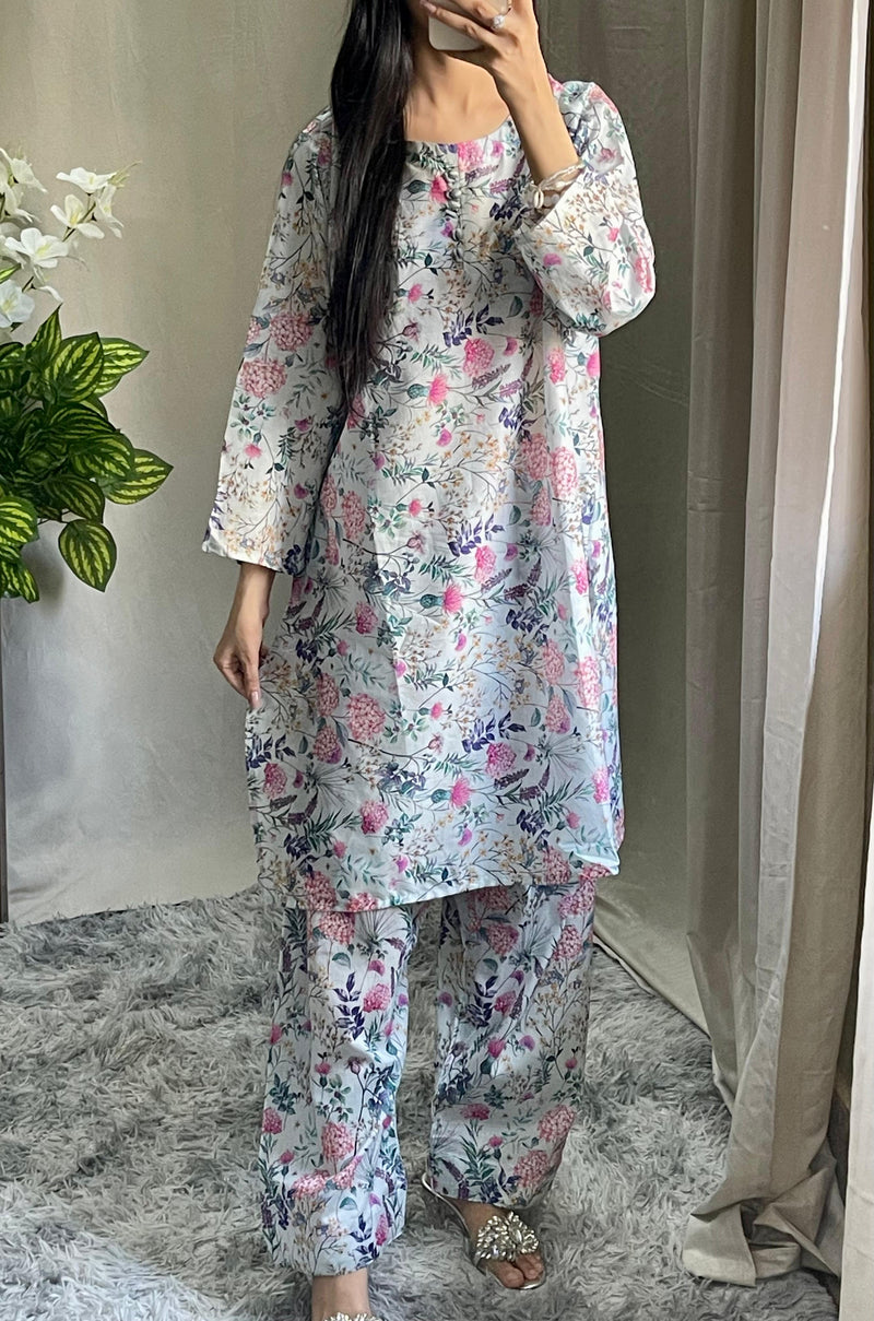 Printed Farshi 2PC (Lawn) D-44