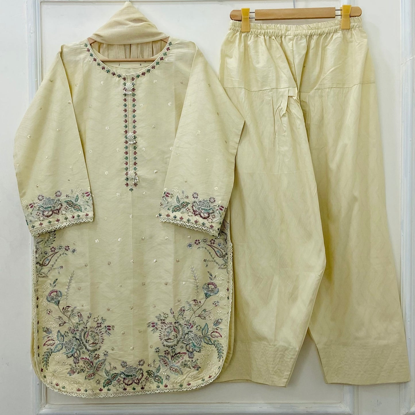 Chandni Farshi 3PC (Cotton) D-537