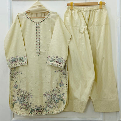 Chandni Farshi 3PC (Cotton) D-537