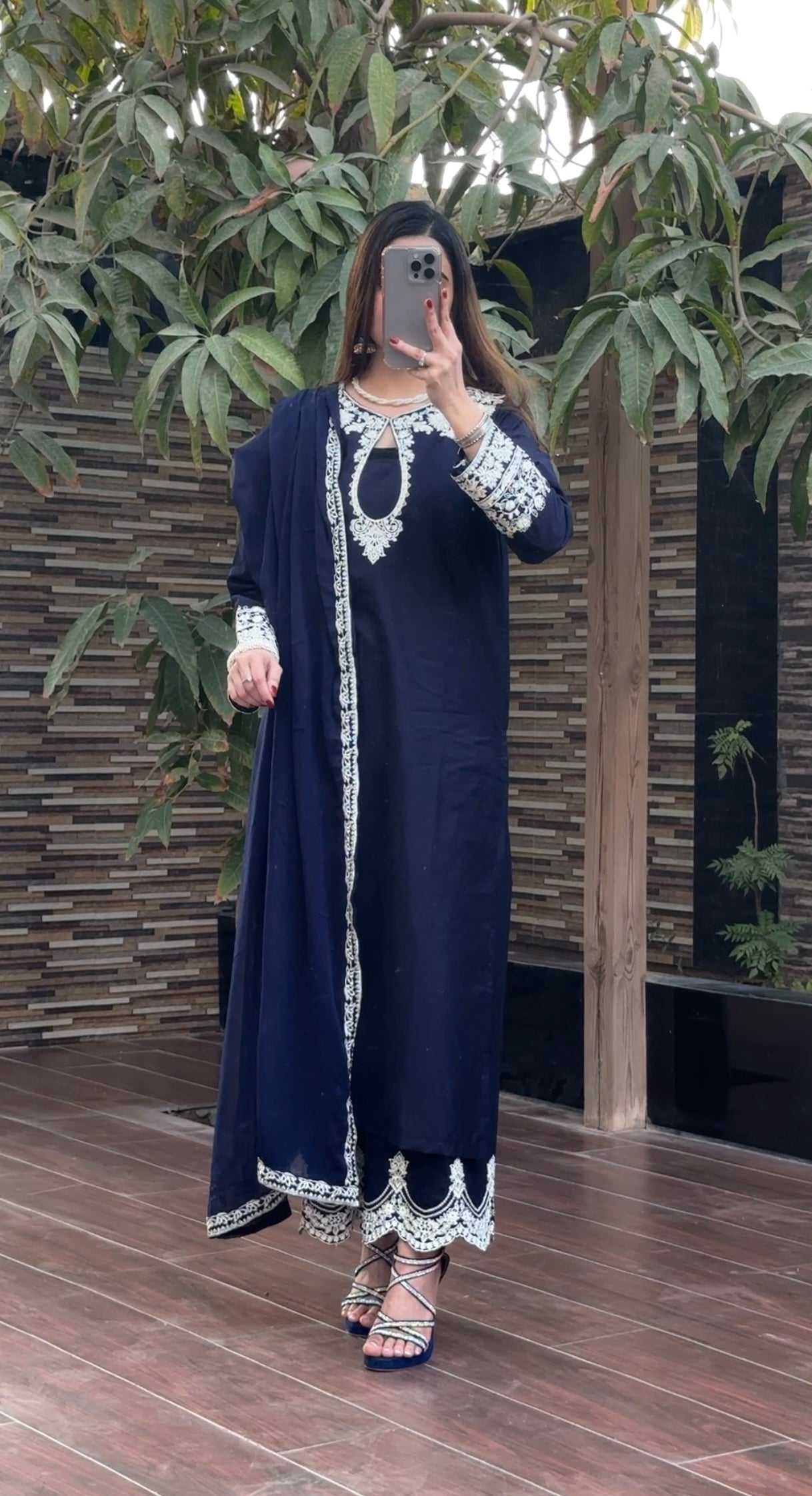 Dreamy Blue 3PC (Premium Cotton) D-448