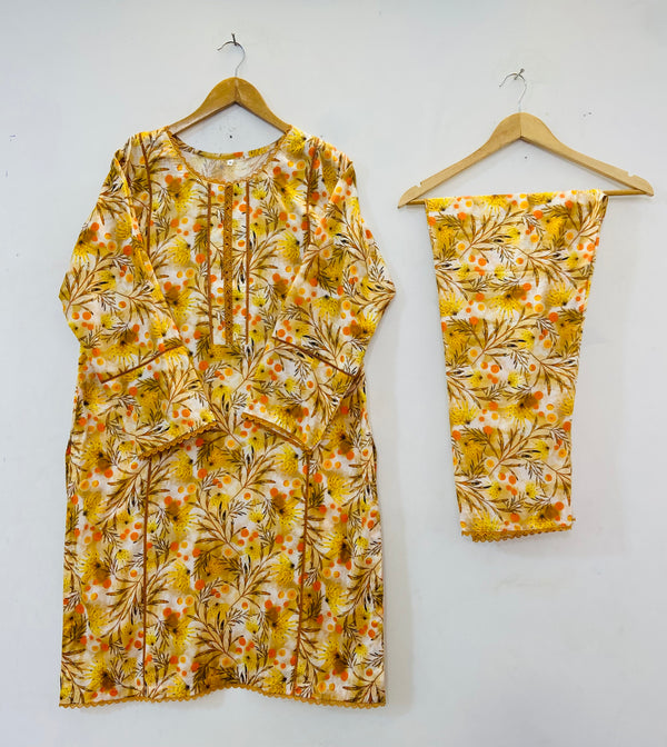 Joint Lace Beauty 2PC (Lawn) D-83