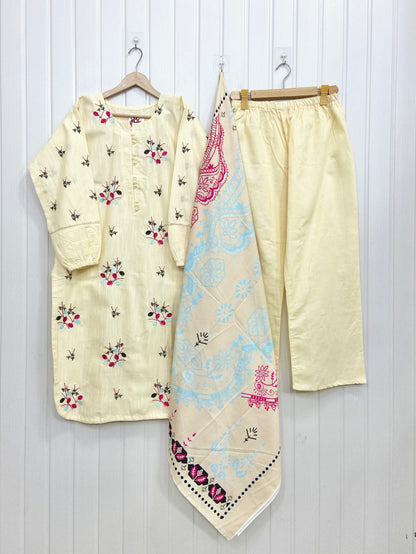 Article: D-1180 Khaddar 3piece