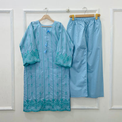 Embroidered Beauty 2PC (Premium Cotton) D-411