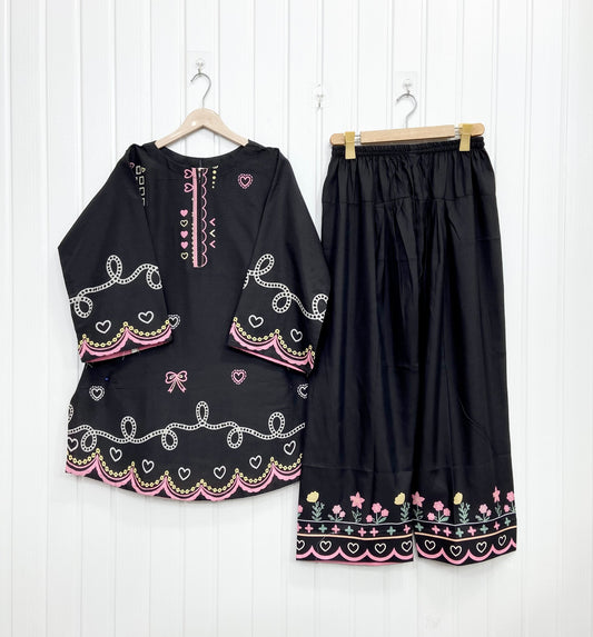 Article: D-971 Bana Dora Farshi Shalwar Coordset