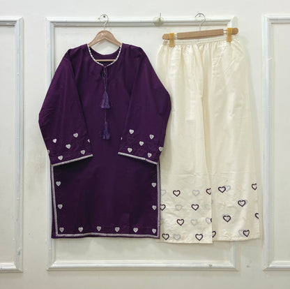 Heartloom Co-Ord Set | Premium Cotton D-663