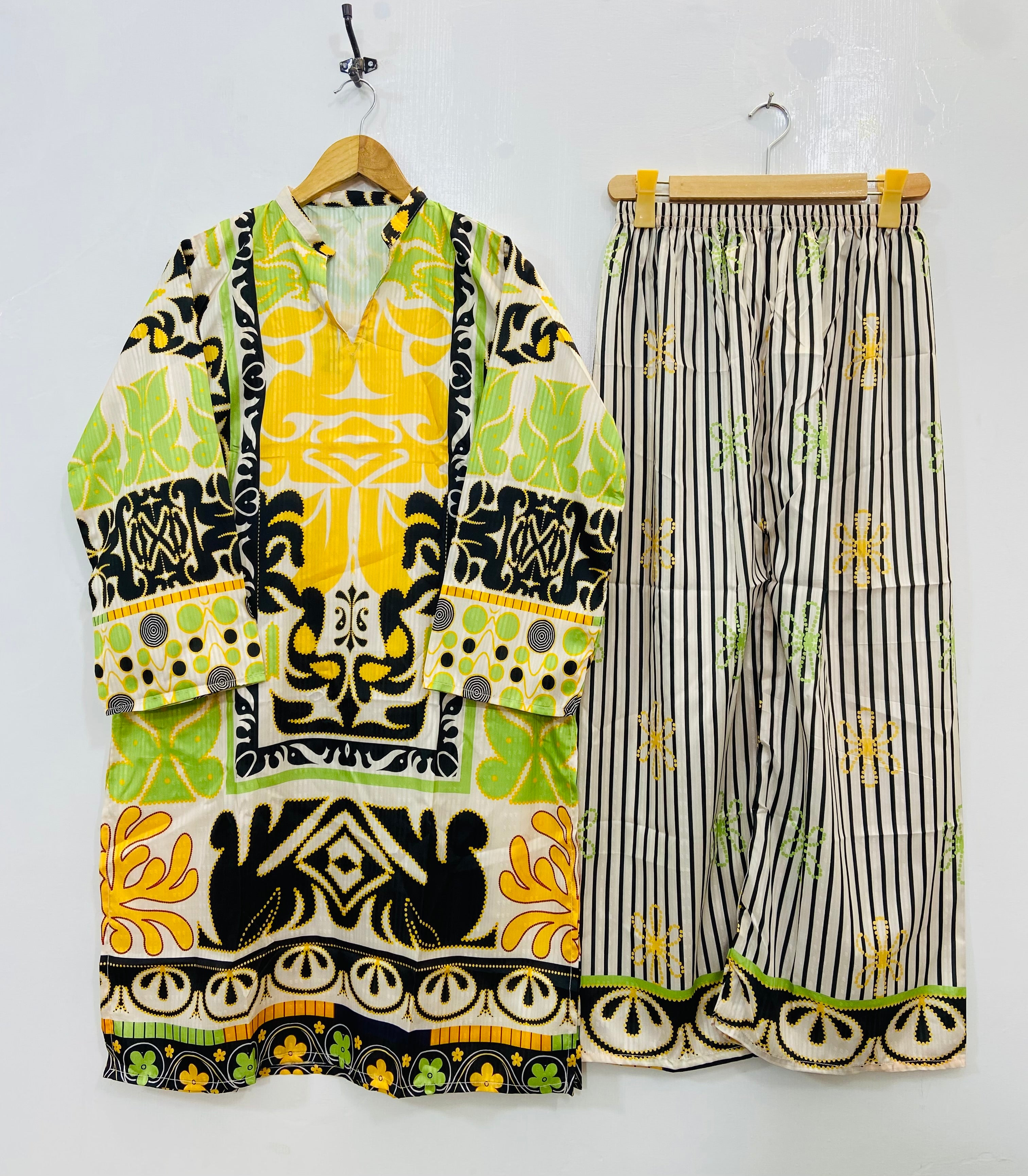 Garden Co-Ord Sets (Swiss Silk) D-138