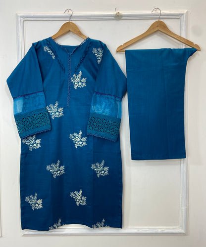Lavish Embroidered 2PC (Best Seller) (Khaddar) D-174
