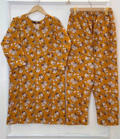 Warm Printed Co-Ord Sets (Khaddar) D-288