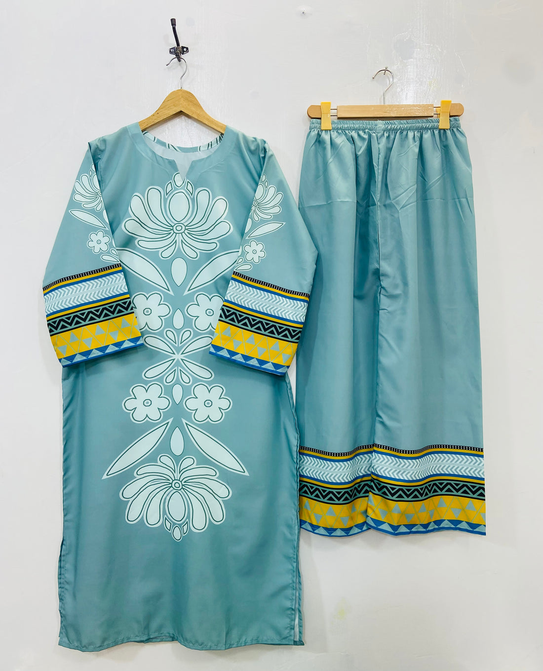 Dreamy Long Co-Ord Set (Swiss Silk) D-126