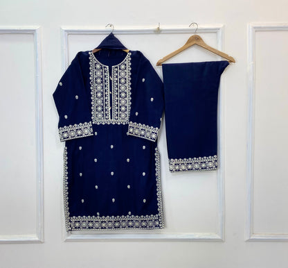 New Winter Edit 3PC (Khaddar) D-206