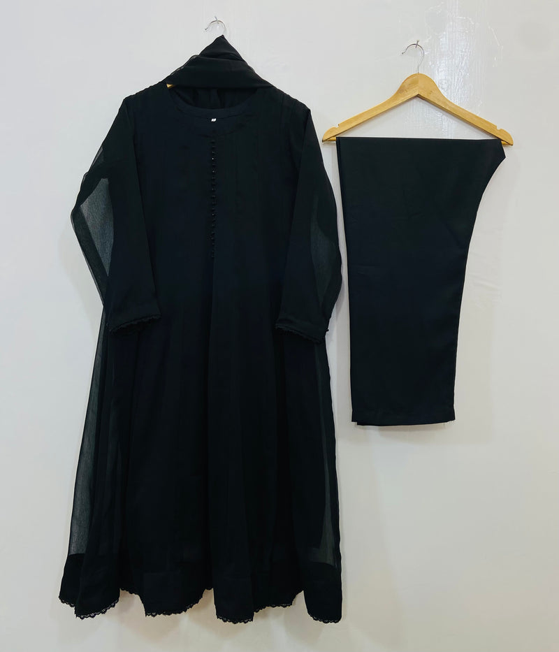 Chiffon Glamour Frock 3PC D-79